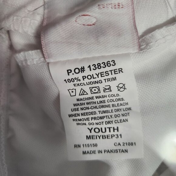 New with out tags Rawlings white Youth baseball pants, size XL - Picture 5 of 7